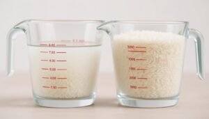 How much water do I need to cook rice?
