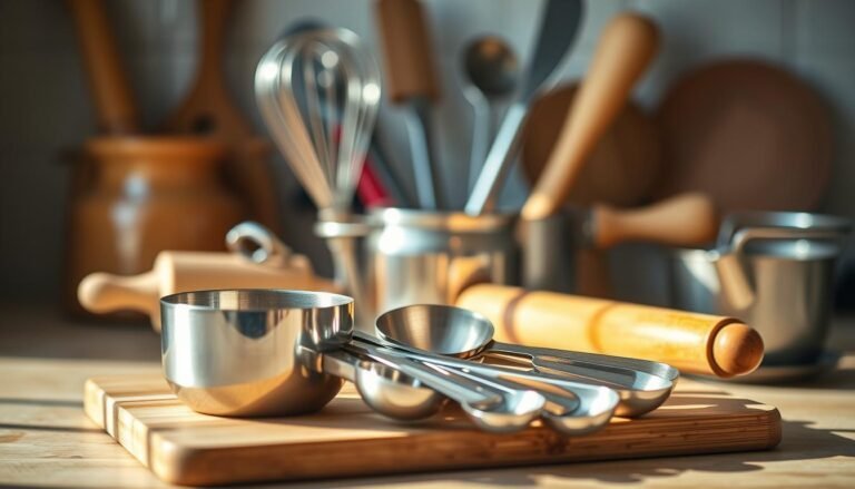 Measuring cups and spoons