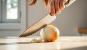 What is the best way to chop onions without crying?