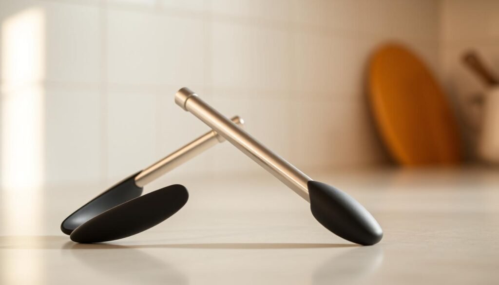 silicone-tipped tongs