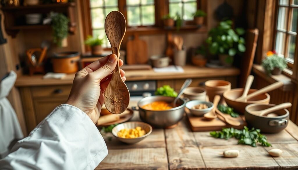 wooden spoon cooking techniques