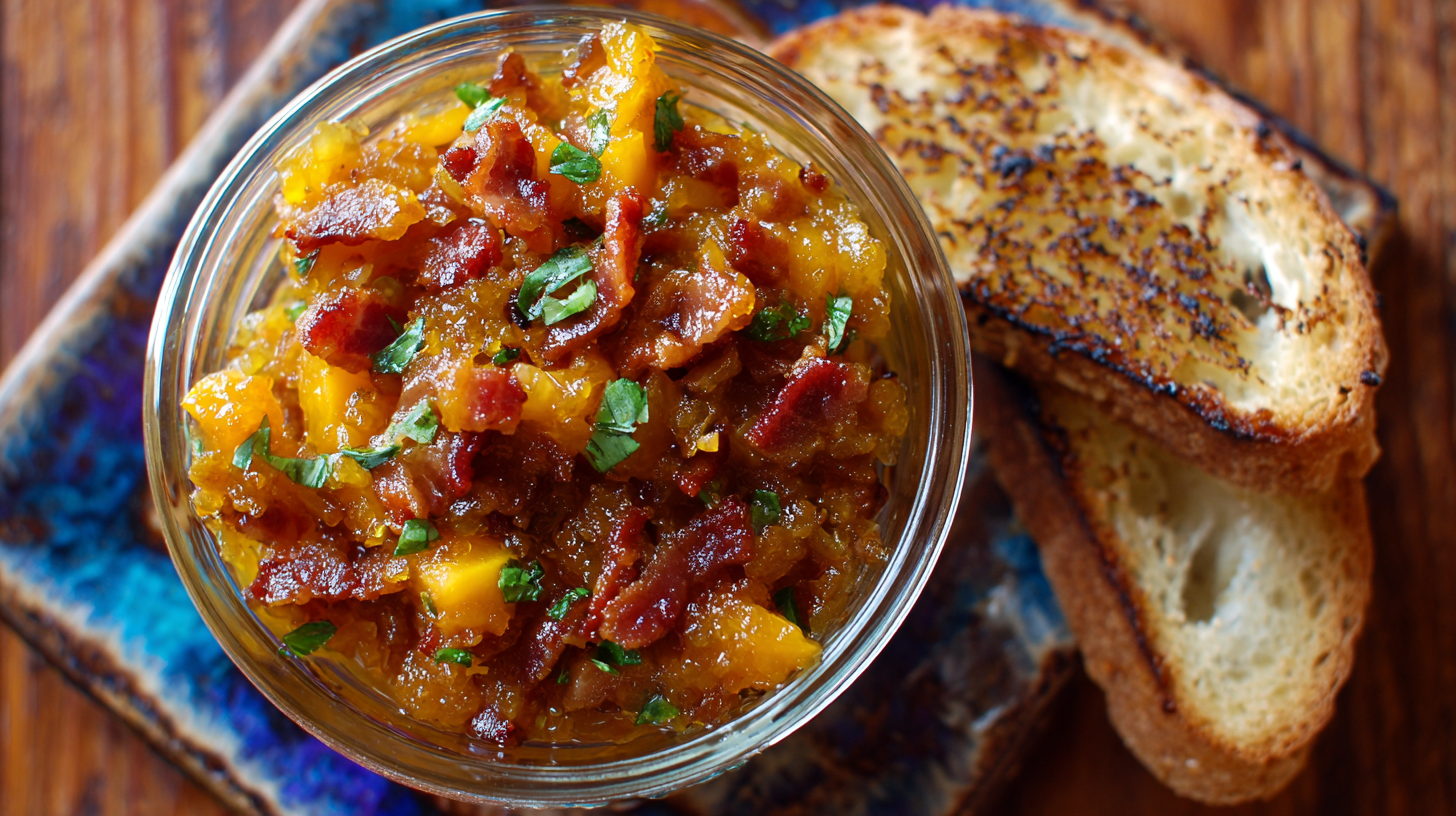 You are currently viewing Flavor-Packed Bacon Serrano Peach Relish | Sweet, Spicy, and Savory
